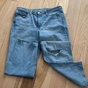 Old Navy High Rise OG Loose destroyed, size 14